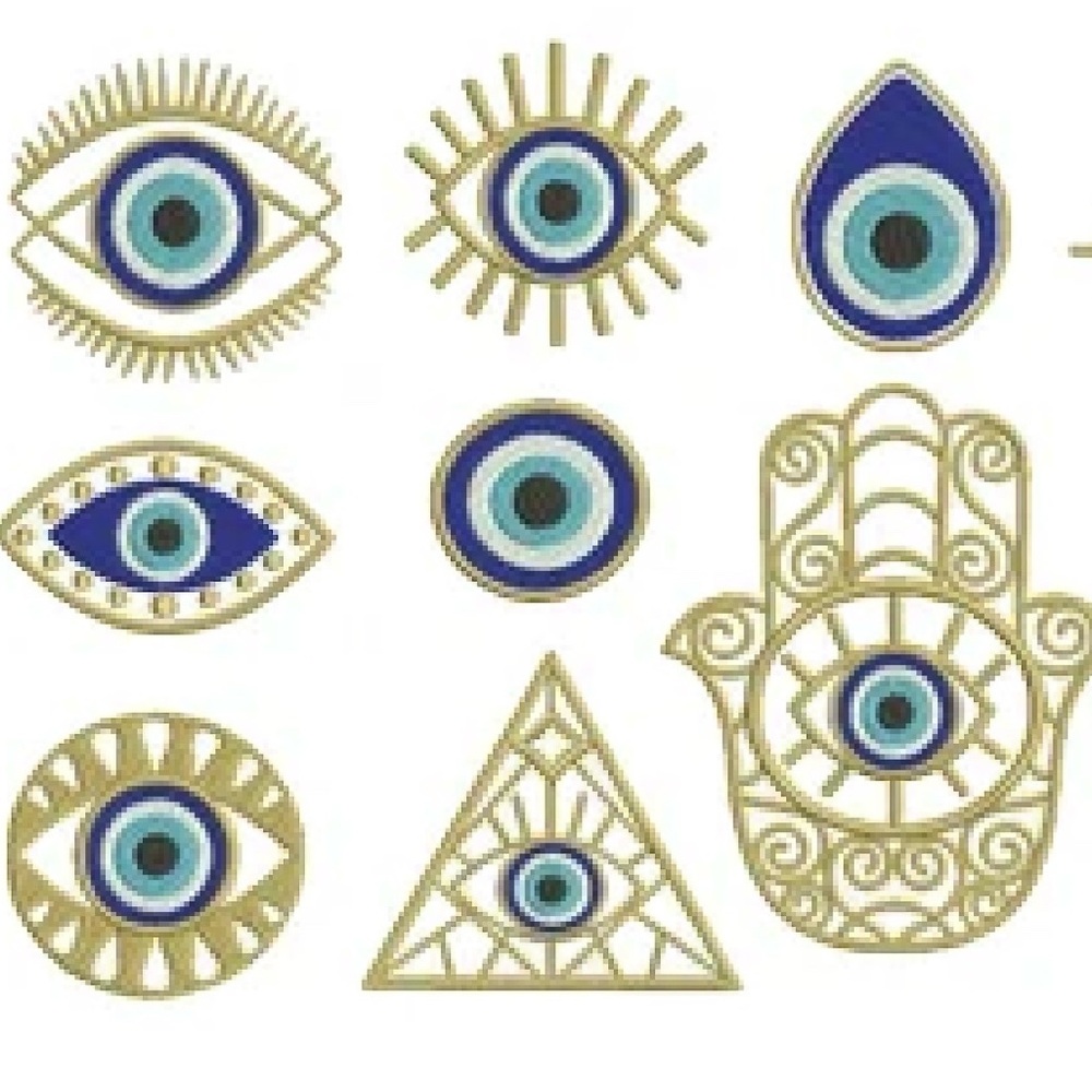 Evil Eye short sleeve T-shirt. Custom made S M L XL crew neck - Picture 5 of 17